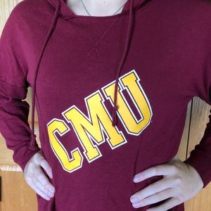 PINK Central Michigan University hooded sweatshirt